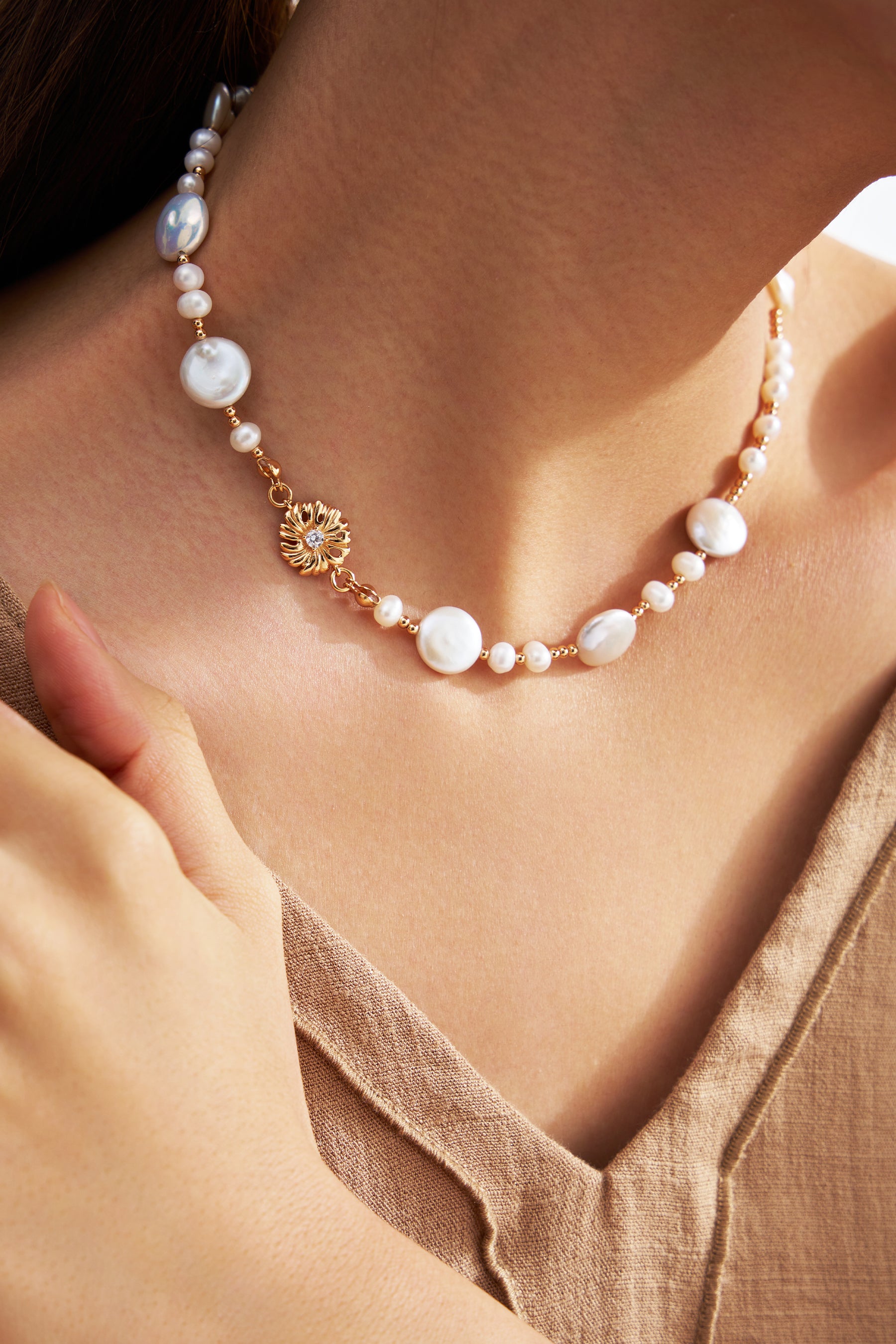 Falling Petals Necklace