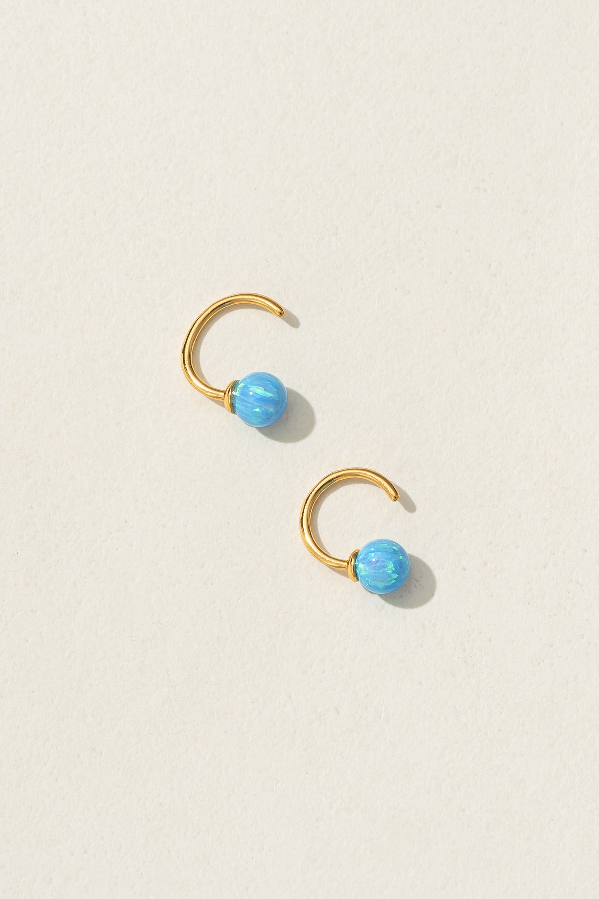 Summer's Tail Earrings - blue